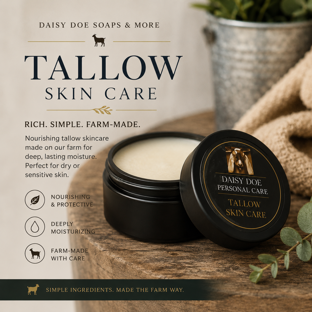 Farm hands Tallow Cream